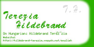 terezia hildebrand business card